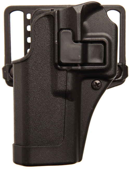 Blackhawk 410520BKL Serpa CQC  OWB Size 20 Matte Black Polymer Belt Loop/Paddle Fits S&W J Frame Fits 2" Barrel