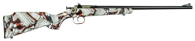 Keystone Crickett Hydro-Dipped Synthetic Rifle 22LR Amendment Blued