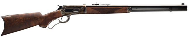 Winchester Model 1886 Deluxe 45-90 Win 24 Inch 8 Rounds Brushed Polished Blued Case Hardened Satin Walnut