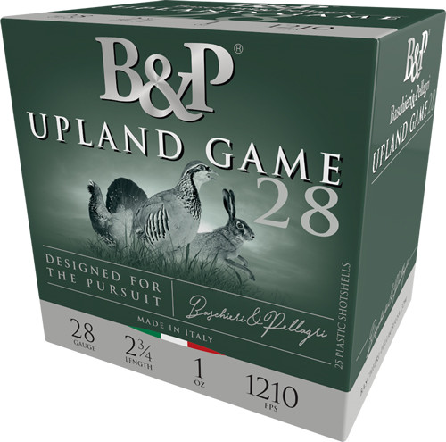 B&p Ammunition 28B1UP6 Upland Game  28Gauge 2.75" 1oz 6Shot 25 Rounds - 28B1UP6 - 878122006077