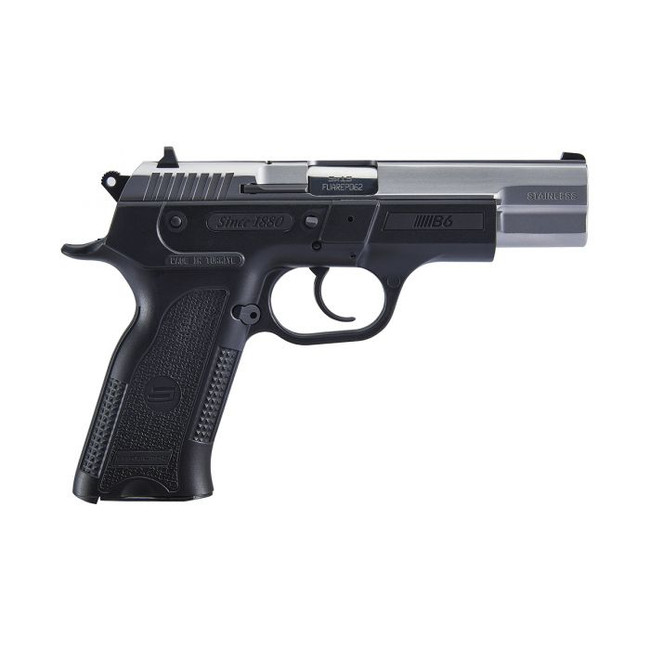 SAR USA B6 9mm Pistol 4.5" Barrel - Stainless | 10rd