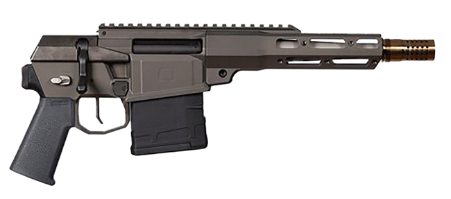 Q LLC The Fix PISTOL, 8.6 Blackout, 8in. Barrel, 10rd, Magpul K Grip, 7" Q-Sert Handgaurd, Cherry Bomb Brake, (No Brace) - Gray (FIX8INPISTOLNB)