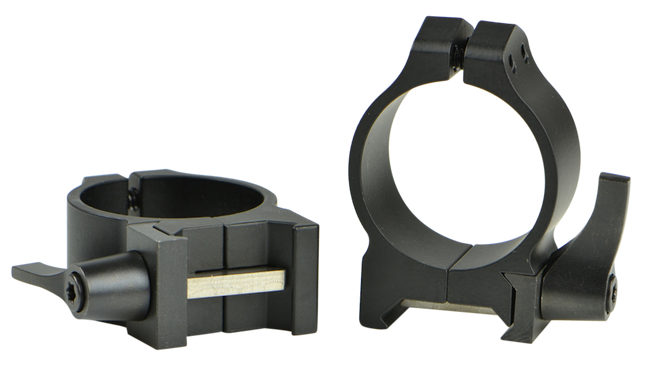 Warne Maxima Vertical Quick Detach 30mm Low Scope Rings Weaver Picatinny