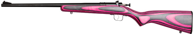 Keystone Crickett Rifle 22 LR 16 in. Pink/Black Laminate - KSA2225 - 611613022251