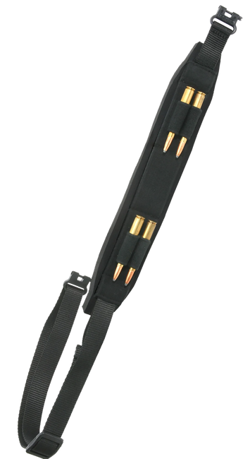 Outdoor Connection NDMB90142 Neo Magnum Sling 3.25" W Adjustable Black Neoprene for Rifle/Shotgun