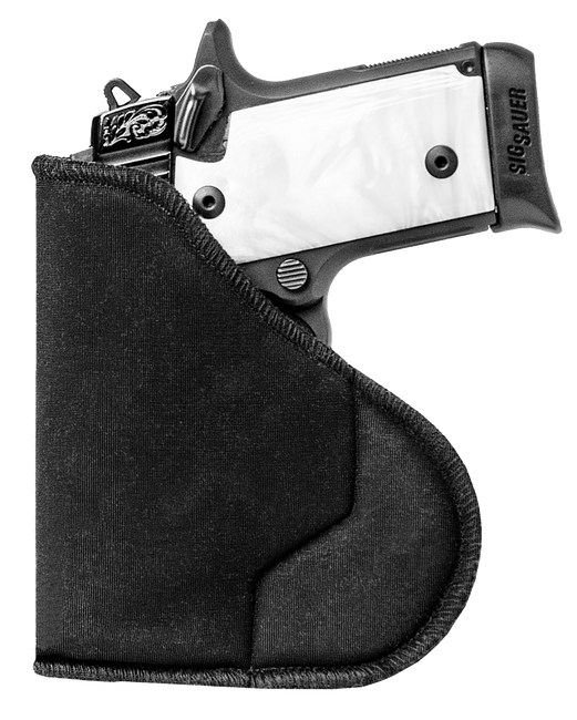 Sentry 35WB05BK HexGrip  IWB Black Nylon Pocket Fits Glock 26/27/29 Ambidextrous