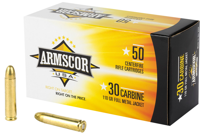 Armscor Range Rifle Ammo 30M1 110 gr. FMJ 50 rd.