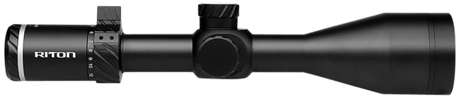 Riton 3 Primal Rifle Scope 3-12x56 RdH Reticle Capped Turrets Waterproof Shockproof