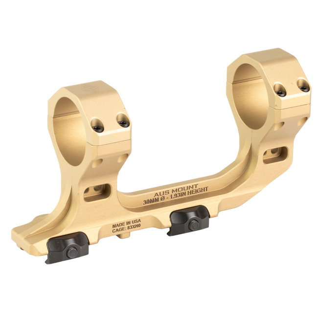 Reptilia Aus 30mm Mount 1.93in Fde Picatinny Scope Mount