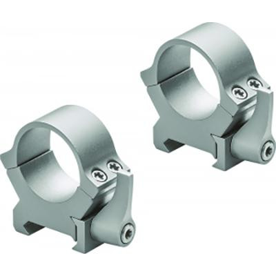Leupold 2-Piece QRW2 Weaver-Style Rings 1in Low Silver Weaver Picatinny Compatible