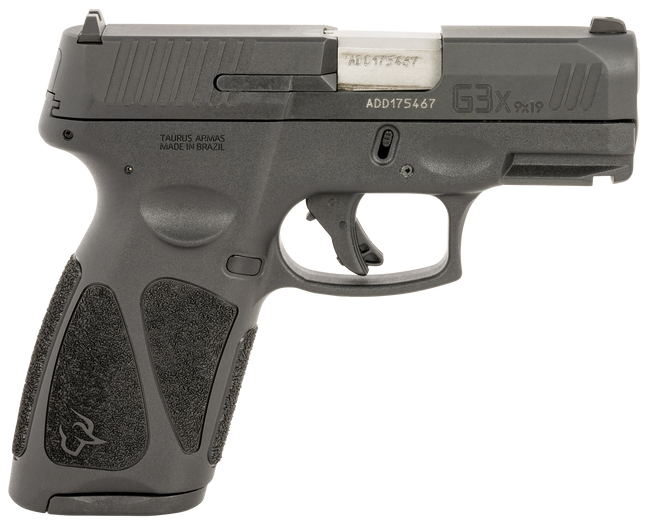 Taurus G3X 9mm Luger 3.26" 10-Round Matte Stainless Steel Frame