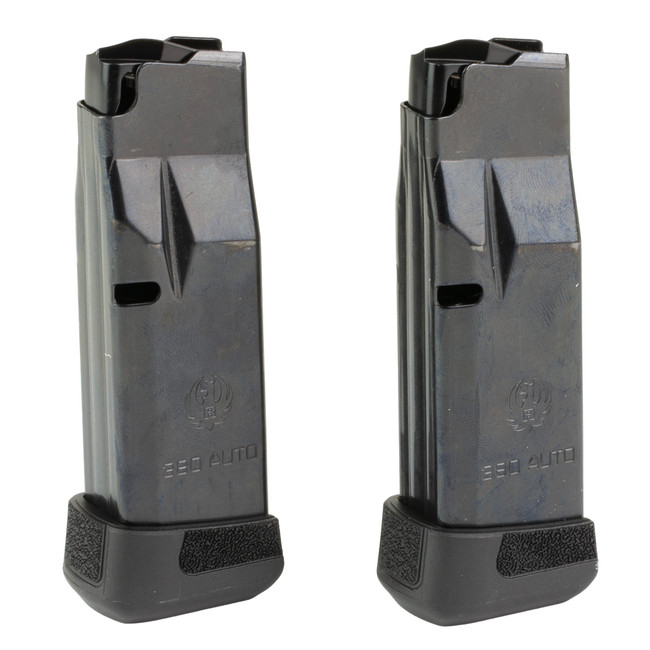 Ruger 90736 LCP Value Pack 12rd 380 ACP Fits Ruger LCP Max Blued Steel 2 Per Pack - 90736 - 736676907366