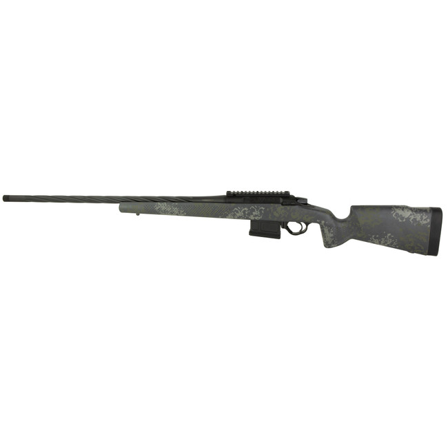 Seekins Precision 0011710129MS Havak PH2 Full Size 300 Win Mag 3+1 26" Charcoal Gray Fluted/Threaded Barrel, Black Picatinny Rail Stainless Steel Receiver, Mountain Shadow Camo Fixed Synthetic Stock - 0011710129MS - 811452029804
