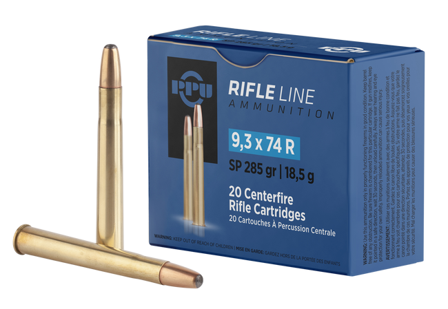 Prvi Partisan PPU PP9374 9.3mmx74R Soft Point 285 Grain 20 Rounds