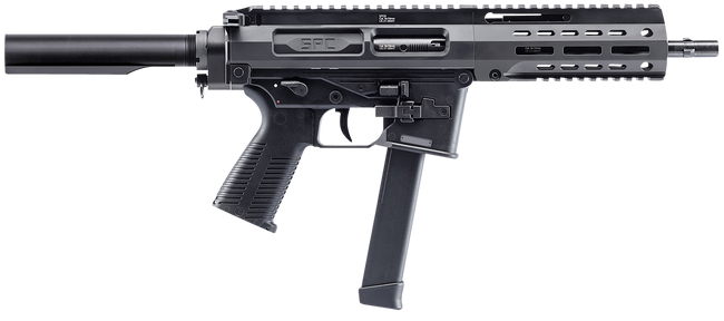 B&T SPC9 Glock Mag, 9mm Luger, 9.1in. Barrel, 33rd, w/ Buffer tube - Black (500003ABG)
