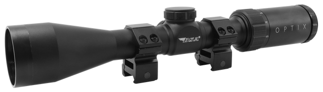 BSA Optics Optix Hunting Series Rifle Scope 3-9x40mm Reticle Weaver Rings