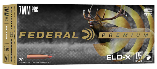 Federal Premium 7mm PRC ELD-X 175 Grain 20 Rounds