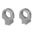 DNZ Products Hunt Masters 2-Piece Ringmount 1in High Silver Fits Howa 1500 Mossberg 100ATR 4X4 MVP Weatherby Vanguard Remington 700