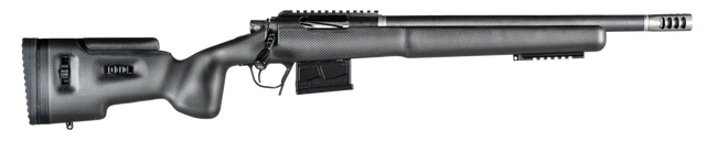Christensen Arms CA10273H88245 TFM Long Range Full Size 6.5 Creedmoor 4+1 16" Carbon Fiber Target Profile Barrel, Black Nitride Aluminum Receiver, Natural Carbon Fiber Fixed Long Range Stock