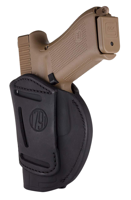 1791 Gunleather 4 Way IWB & OWB Holster Size 5 Stealth Black Right Hand