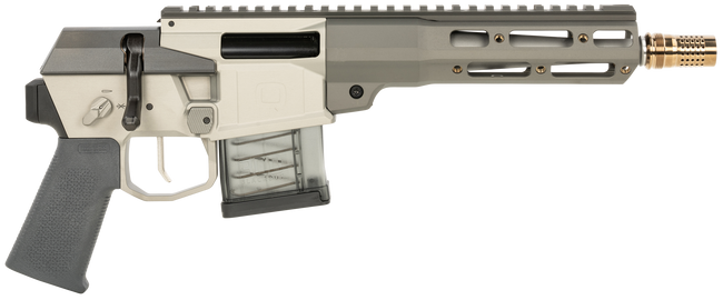 Q LLC Mini Fix PISTOL, 300 Blackout, 8in. Barrel, 10rd - Gray (MINIFIX300BLK8PST)