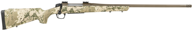 CVA CR6959 Cascade  Sports South Exclusive Full Size 6.5 PRC 3+1 24" Patriot Brown Cerakote Steel Threaded Barrel & Drilled & Tapped Steel Receiver, Realtree Hillside Fixed w/SoftTouch Synthetic Stock