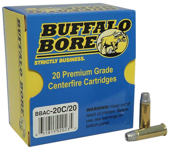 Buffalo Bore Ammunition 20C20 Standard Pressure Strictly Business 38Special 158gr Lead Semi Wad Cutter Hollow Point 20 Rounds