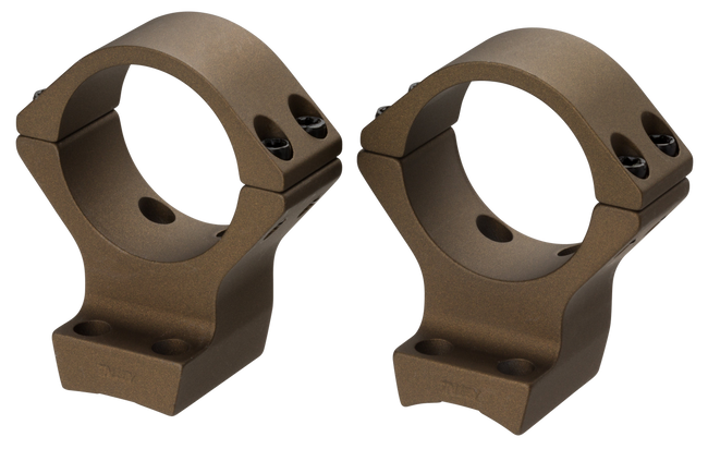 Browning X-Bolt Integrated Scope Mount System 2 Piece Base High Rings Burnt Bronze Cerakote X Lock