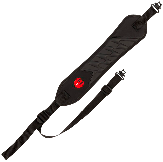 Ruger 27830 Summit Ultralite Molded Sling Adjustable Black Neoprene, Foam Padded, Swivel Hardware 3.75"x20.25"