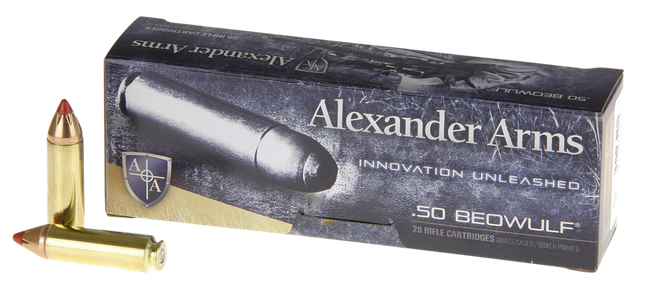 Alexander Arms AB300FTXBOX FTX  50Beowulf 300gr Hornady FTX 20 Rounds