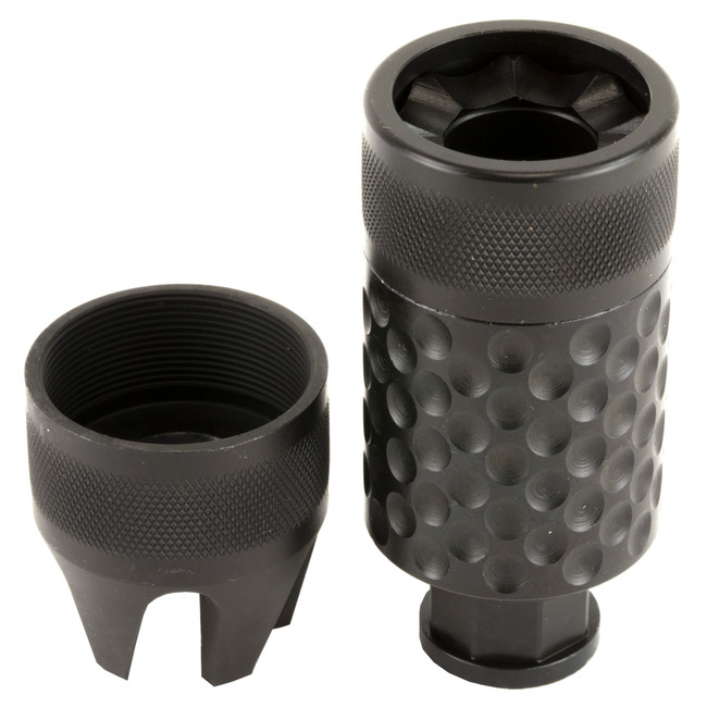 Spikes Tactical Barking Spider2 Muzzle Brake Nitride 4140 Ar-15 5.56 Nato - SAKB0100 - 855319005976
