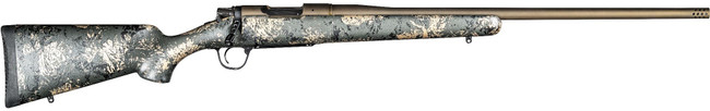 Christensen Arms 8010108300 Mesa FFT 308 Win 4+1 20" Threaded Barrel, Burnt Bronze Cerakote, Green with Black/Tan Webbing Stock - 8010108300 - 691328238253