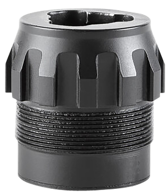 Dead Air DA444 P-Series 3-Lug Adapter Black Stainless Steel, Fits Primal/Wolfman/Ghost 45 with P-Series Adapter