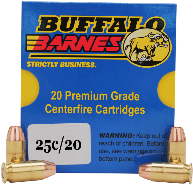 Buffalo Bore Ammunition 25C20 Buffalo-Barnes Strictly Business 357Sig 125gr Barnes TAC-XP Lead Free 20 Rounds