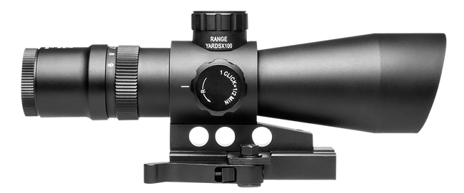 NcStar STP3942GV2 Mark III Tactical 3-9x42mm Dual Blue Green Illuminated P4 Reticle Scope