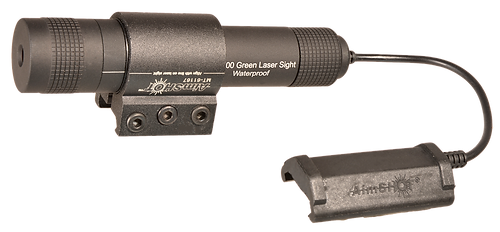 AimShot KT81067 Green Rifle Laser Kit Picatinny Rail 532nm 5mW 1in Dot 50yds