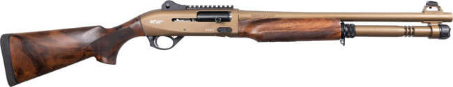 Gforce Arms Gatlander 12GA, 18.5in. Barrel, 5rd, Wood Stock & Forend - Bronze (GFSAS12BW) - GFSAS12BW - 643477864401
