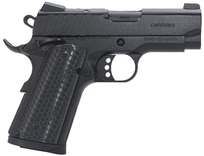 EAA Influencer Officer 1911 Pistol 9mm 3.4 in. Black 9 rd.