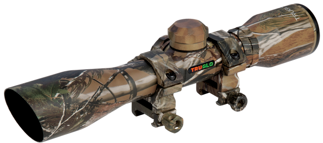 Truglo Compact Realtree ApG 4x 32mm 1in Tube Diamond Reticle Rings