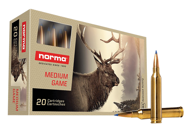 Norma Ammunition 20171522 Dedicated Hunting Bondstrike 7mmRemMag 165gr Bonded Polymer Tip 20 Rounds