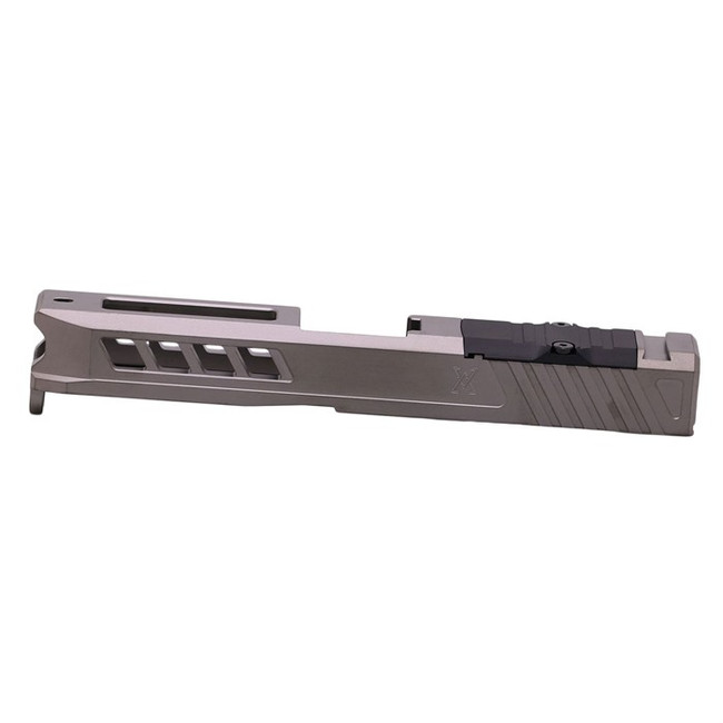 True Precision G19 G3 Axiom Slide with RMR Cut Gray DLC for Glock 19