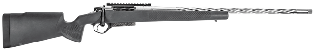 Seekins Precision 0011710063 Havak Pro Hunter PH2 300 PRC Caliber with 3+1 Capacity, 26" Fluted Barrel, Stainless Steel Metal Finish & Black Synthetic Stock (Full Size)