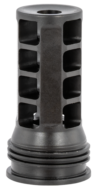 Huxwrx 1628 QD 762 Muzzle Brake Black with 1/2"-28 tpi Threads &  2.30" OAL for 30 Cal AR-Platform