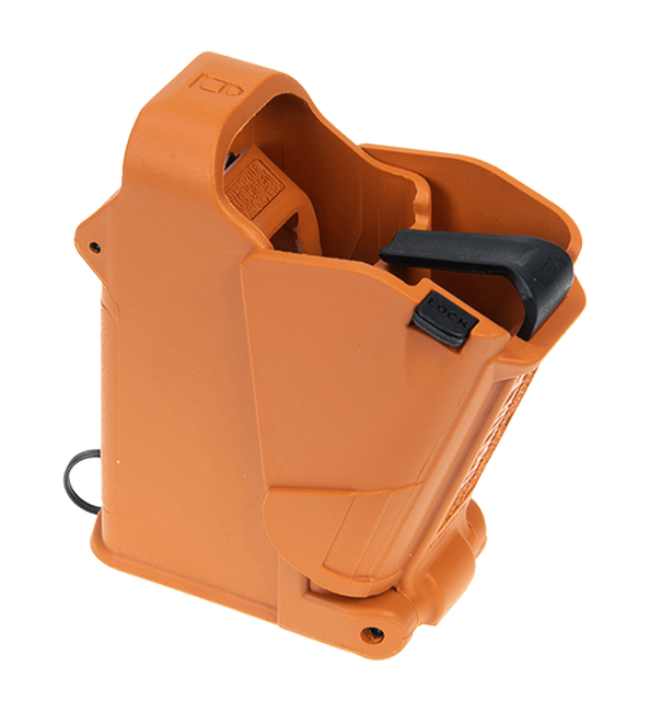 Maglula UP60BO UpLULA Loader & Unloader Double Stack Single Stack Orange Polymer 9mm Luger 45 ACP Pistols