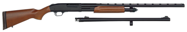 Mossberg 835 Ulti-Mag Combo Field/Deer 12GA, 24in. Barrel, 5rd, Wood Stock & Forend. Incl 28" V/R barrel - Black (68224)