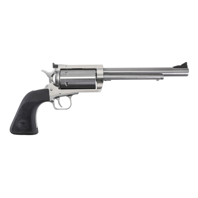 Magnum Research BFR303076 BFR  Extra Large 30-30 Win 6 Shot 7.50" Brushed Rifled Steel Barrel & Cylinder, Stainless Steel Frame, Black Hogue Rubber Grip, Exposed Hammer - BFR303076 - 761226090212