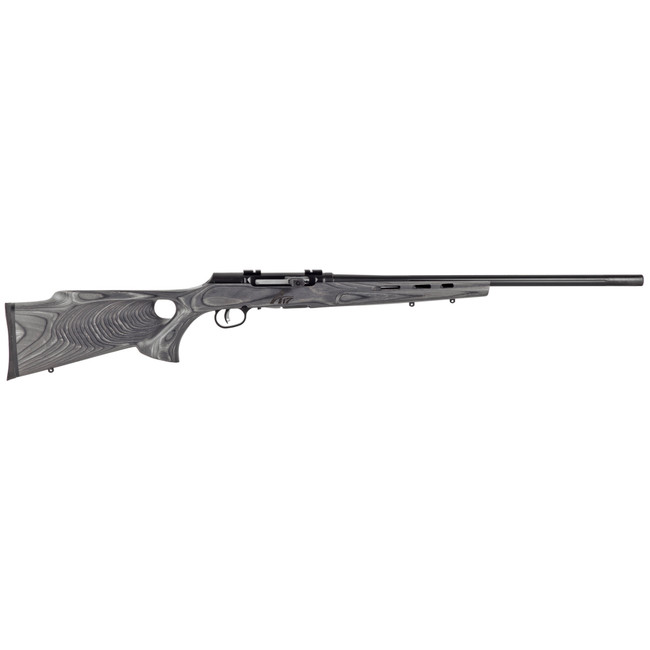 Savage A17 Target Thumbhole Rifle 17 HMR 22 Inch 10 Rounds Grey Satin - 47005 - 011356470058