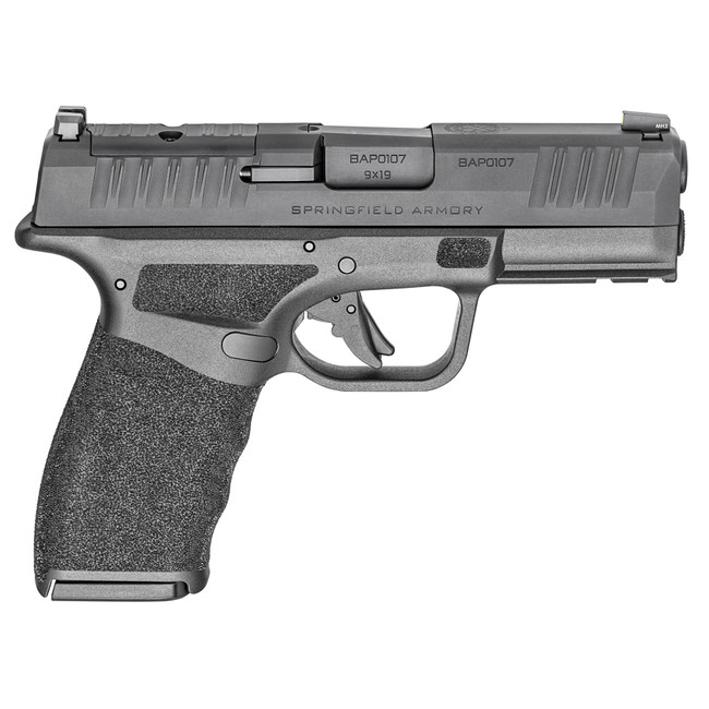 Springfield Armory HCP9379BOSP Hellcat Pro OSP Compact 9mm Luger 17+1 3.70" Black Melonite Steel Barrel & Optic Ready/Serrated Slide, Black Polymer Frame w/Picatinny Rail, Textured Grip - HCP9379BOSP - 706397956578