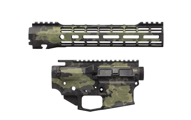 Aero Precision M4E1 Multi Caliber 10.3in Camouflage Cerakote Receiver Set