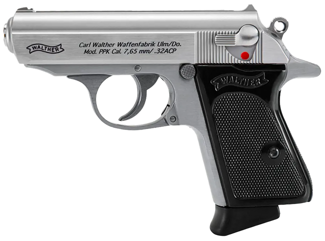 Walther PPK/S Pistol 32 ACP 3.3 in. Stainless 7 rd.